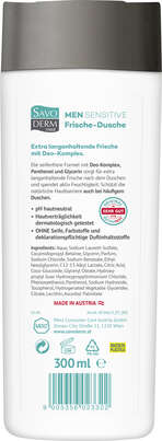 Savoderm med Men Sensitive Frische-Dusche 300ml, A-Nr.: 5406267 - 02
