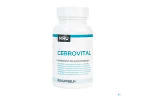 Sie sehen eine Packung Cebrovital Kapseln Niru 60st, Produktbild: 01 Cebrovital Kapseln Niru 60st, A-Nr.: 4372342 - 01