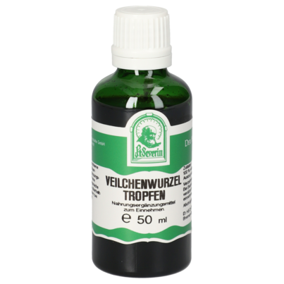 Sie sehen eine Packung VEILCHENWURZEL TROPFEN 50 ML, Produktbild: 01 VEILCHENWURZEL TROPFEN 50 ML, A-Nr.: 5719115 - 01