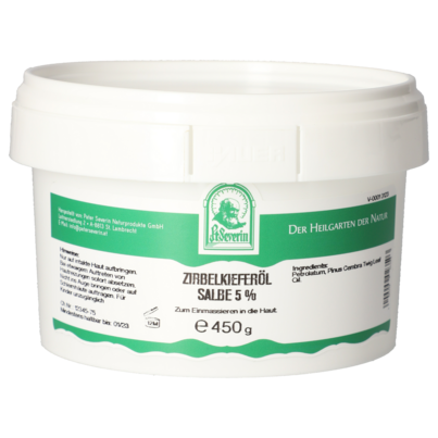 ZIRBELKIEFEROEL SALBE 5% 450 G, A-Nr.: 5802891 - 01