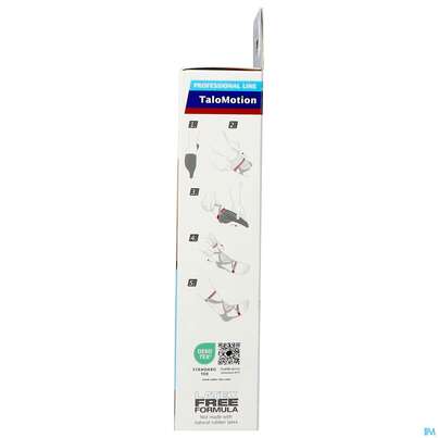 Sie sehen eine Packung Actimove Aktivbandage Talomotion Rechts S 7348713 1st, Produktbild: 08 Actimove Aktivbandage Talomotion Rechts S 7348713 1st, A-Nr.: 5060001 - 08