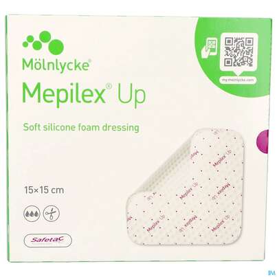 Schaumverband Mepilex/silikon Up 15x15cm 10st, A-Nr.: 5900607 - 01