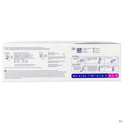 Sie sehen eine Packung Untersuchungshandschuhe Latex Unsteril Peha/soft Comfort Puderfrei Xl 100st, Produktbild: 08 Untersuchungshandschuhe Latex Unsteril Peha/soft Comfort Puderfrei Xl 100st, A-Nr.: 5890688 - 08