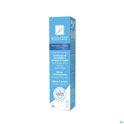 Sie sehen eine Packung Kelo-cote Silikon Gel Zur Narbenbehandlung 6g, Produktbild: 02 Kelo-cote Silikon Gel Zur Narbenbehandlung 6g, A-Nr.: 3826597 - 02