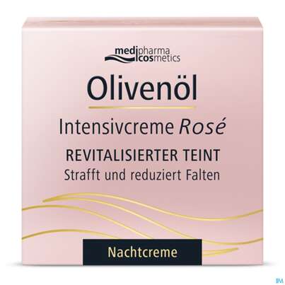 Sie sehen eine Packung Oliven Oel Dr.theiss Intensiv Creme Rose Nacht 50ml, Produktbild: 02 Oliven Oel Dr.theiss Intensiv Creme Rose Nacht 50ml, A-Nr.: 4834759 - 02