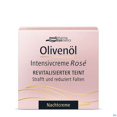 Sie sehen eine Packung Oliven Oel Dr.theiss Intensiv Creme Rose Nacht 50ml, Produktbild: 03 Oliven Oel Dr.theiss Intensiv Creme Rose Nacht 50ml, A-Nr.: 4834759 - 03