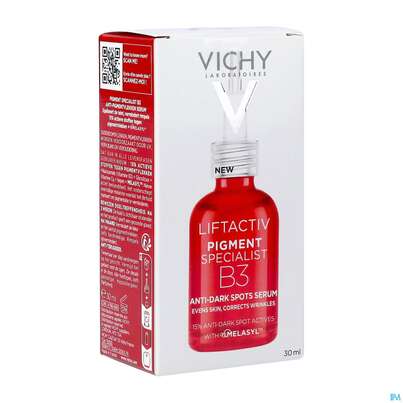 Sie sehen eine Packung Vichy Liftactiv Serum B3 30ml, Produktbild: 03 Vichy Liftactiv Serum B3 30ml, A-Nr.: 5427140 - 03