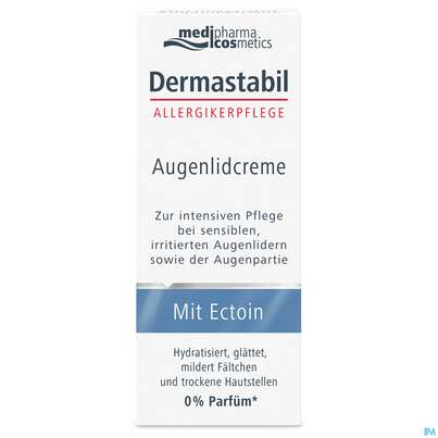 Sie sehen eine Packung Dermastabil Augenlidcreme 15ml, Produktbild: 02 Dermastabil Augenlidcreme 15ml, A-Nr.: 5427246 - 02
