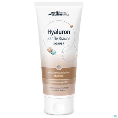 Sie sehen eine Packung Hyaluron Sanfte Braeune Koerperpflege 200ml, Produktbild: 07 Hyaluron Sanfte Braeune Koerperpflege 200ml, A-Nr.: 5289815 - 07