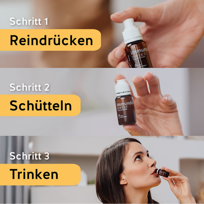 Sie sehen eine Packung immundoc® DIREKT Trinkfläschchen, Produktbild: 05 immundoc® DIREKT Trinkfläschchen, A-Nr.: 3896020 - 05