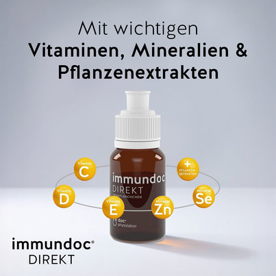 Sie sehen eine Packung immundoc® DIREKT Trinkfläschchen, Produktbild: 03 immundoc® DIREKT Trinkfläschchen, A-Nr.: 5329176 - 03