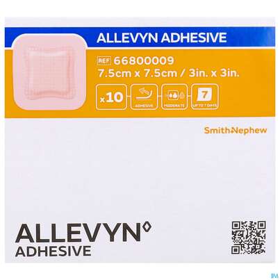 Wundverband Allevyn/polyurethan Adhesive 7,5x 7,5cm -tam 10st, A-Nr.: 4736620 - 03