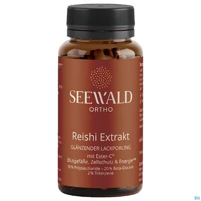Sie sehen eine Packung Seewald Reishi Extrakt 60 St, Produktbild: 04 Seewald Reishi Extrakt 60 St, A-Nr.: 4623241 - 04