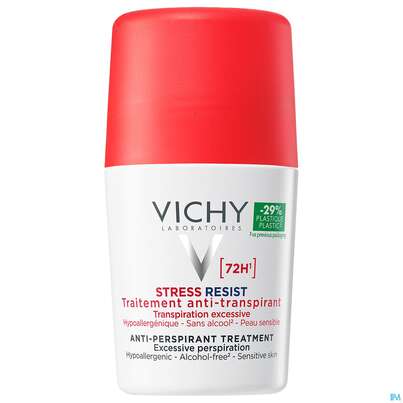 Sie sehen eine Packung Vichy Deodorant Stress Resist 72h 50ml, Produktbild: 01 Vichy Deodorant Stress Resist 72h 50ml, A-Nr.: 4406006 - 01