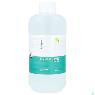 Sie sehen eine Packung Bactiguard Hydrocyn Aqua Solution Hw35d 500ml, Produktbild: 01 Bactiguard Hydrocyn Aqua Solution Hw35d 500ml, A-Nr.: 5824036 - 01