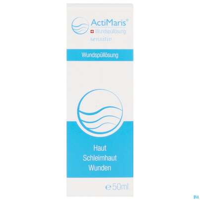 Sie sehen eine Packung Actimaris Wund-spuellösung Sensitiv 50ml, Produktbild: 03 Actimaris Wund-spuellösung Sensitiv 50ml, A-Nr.: 5875832 - 03