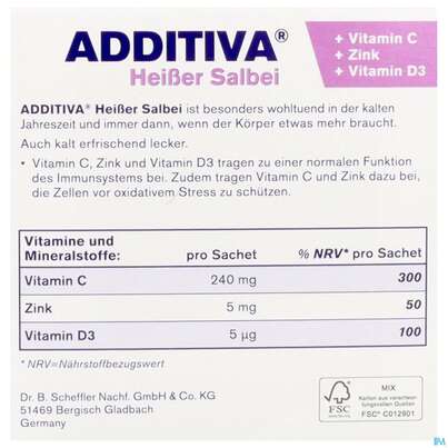 Additiva Pulver Heisser Salbei 10012 10st, A-Nr.: 5810117 - 06