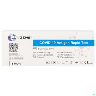 Diagnostika U.zubehoer Clungene Covid19 Antigenselbst- Test 5st, A-Nr.: 5911203 - 01