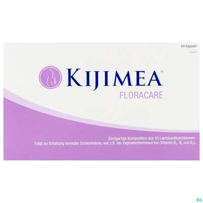 Sie sehen eine Packung Kijimea Kapseln Floracare 84st, Produktbild: 01 Kijimea Kapseln Floracare 84st, A-Nr.: 5869398 - 01