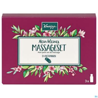 Sie sehen eine Packung Kneipp Geschenkpackung Mein Kleines Massageset 3x 20ml 91530 1pk, Produktbild: 01 Kneipp Geschenkpackung Mein Kleines Massageset 3x 20ml 91530 1pk, A-Nr.: 4899718 - 01
