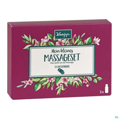 Sie sehen eine Packung Kneipp Geschenkpackung Mein Kleines Massageset 3x 20ml 91530 1pk, Produktbild: 03 Kneipp Geschenkpackung Mein Kleines Massageset 3x 20ml 91530 1pk, A-Nr.: 4899718 - 03