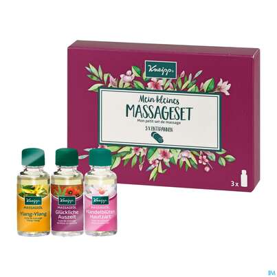 Sie sehen eine Packung Kneipp Geschenkpackung Mein Kleines Massageset 3x 20ml 91530 1pk, Produktbild: 04 Kneipp Geschenkpackung Mein Kleines Massageset 3x 20ml 91530 1pk, A-Nr.: 4899718 - 04