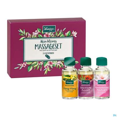 Sie sehen eine Packung Kneipp Geschenkpackung Mein Kleines Massageset 3x 20ml 91530 1pk, Produktbild: 05 Kneipp Geschenkpackung Mein Kleines Massageset 3x 20ml 91530 1pk, A-Nr.: 4899718 - 05