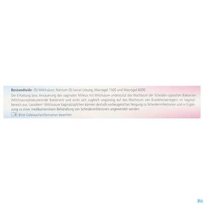 Lactofem Milchsaeure Vaginalzaepfchen 7st, A-Nr.: 5923525 - 05