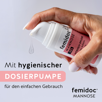 Sie sehen eine Packung femidoc® MANNOSE GEL, Produktbild: 05 femidoc® MANNOSE GEL, A-Nr.: 5739543 - 05