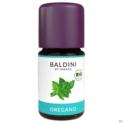 Sie sehen eine Packung Taoasis Baldini Bio-aroma Oreganoöl Bio 5ml, Produktbild: 02 Taoasis Baldini Bio-aroma Oreganoöl Bio 5ml, A-Nr.: 4375777 - 02