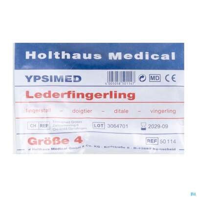 Sie sehen eine Packung Fingerlinge Leder/pharmag Gr 4 1st, Produktbild: 02 Fingerlinge Leder/pharmag Gr 4 1st, A-Nr.: 2679208 - 02