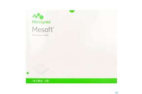 Vlieskompressen Mesoft/set Steril 10x 20cm 4 Fach 120st (60x2), A-Nr.: 1652360 - 01