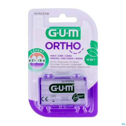 Sie sehen eine Packung Zahnpflege Gum Orthodont Wachs Klar 723 1st, Produktbild: 01 Zahnpflege Gum Orthodont Wachs Klar 723 1st, A-Nr.: 3115815 - 01