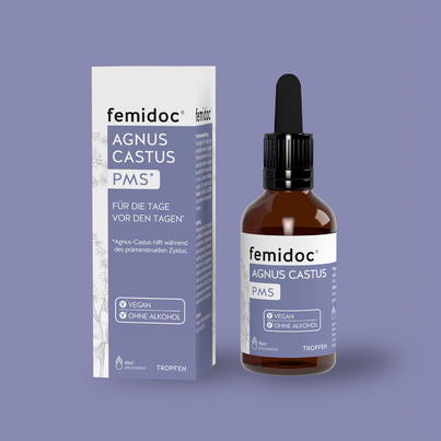 femidoc AGNUS CASTUS PMS Tropfen BIO, A-Nr.: 5934368 - 02