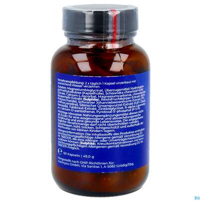 Sie sehen eine Packung Vita Libra Kapseln Corticolibra 60st, Produktbild: 02 Vita Libra Kapseln Corticolibra 60st, A-Nr.: 5905154 - 02