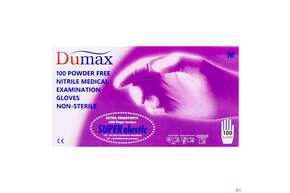 Untersuchungshandschuhe -dumax/nitril Puderfrei M 100st, A-Nr.: 5819265 - 01