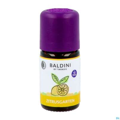 Sie sehen eine Packung Taoasis Baldini Bio Zitrusgarten 5ml, Produktbild: 01 Taoasis Baldini Bio Zitrusgarten 5ml, A-Nr.: 5857194 - 01