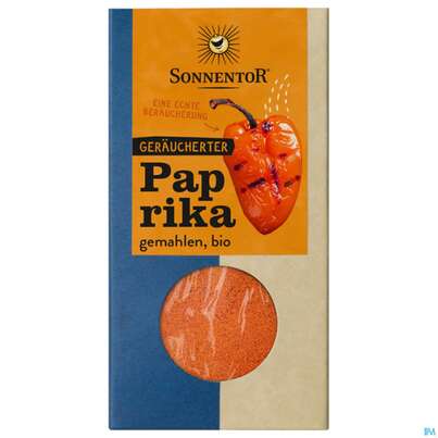 Sie sehen eine Packung Sonnentor Bio Paprika Geraeuchert 01269 50g, Produktbild: 02 Sonnentor Bio Paprika Geraeuchert 01269 50g, A-Nr.: 5848226 - 02