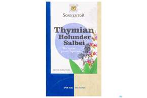 Sonnentor Aufgussbeutel/bio Thymian-holunder-salbei 02337 18st, A-Nr.: 5913159 - 01