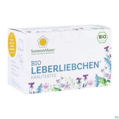 Sie sehen eine Packung Sonnenmoor Bio/tee Im Filterbeutel Leberliebchen 34g, Produktbild: 02 Sonnenmoor Bio/tee Im Filterbeutel Leberliebchen 34g, A-Nr.: 5934285 - 02