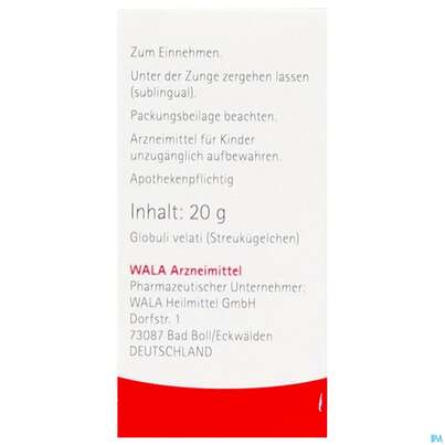 Sie sehen eine Packung Robinia Comp Wala Globuli Velati 20g, Produktbild: 03 Robinia Comp Wala Globuli Velati 20g, A-Nr.: 4482929 - 03