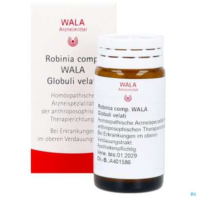 Sie sehen eine Packung Robinia Comp Wala Globuli Velati 20g, Produktbild: 09 Robinia Comp Wala Globuli Velati 20g, A-Nr.: 4482929 - 09