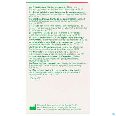 Sie sehen eine Packung Pflasterbinden Porelast Laengselast.ungedehnt 2,5mx 10cm 1st, Produktbild: 07 Pflasterbinden Porelast Laengselast.ungedehnt 2,5mx 10cm 1st, A-Nr.: 5026429 - 07