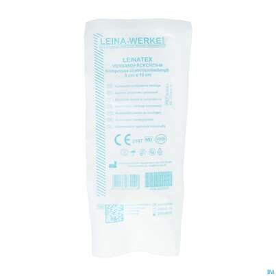 Momentverbaende Verpandpaeckchen-steril Kompresse Aluminiumbed Leinatex 8x10cm Mittel 1st, A-Nr.: 5809427 - 01