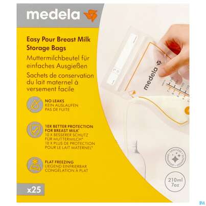 Medela Muttermilchbeutel Easypour 25st, A-Nr.: 5909867 - 01