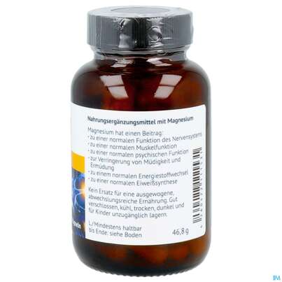 Sie sehen eine Packung Magnesium Kapseln Restaxil 60st, Produktbild: 05 Magnesium Kapseln Restaxil 60st, A-Nr.: 5934807 - 05