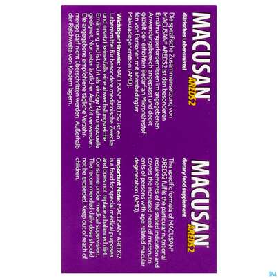 Sie sehen eine Packung Macusan Kapseln Areds2 180st, Produktbild: 05 Macusan Kapseln Areds2 180st, A-Nr.: 5916637 - 05