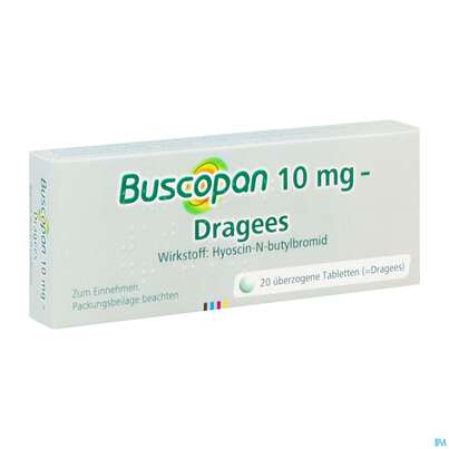 Buscopan Drag 10mg Blist 20st, A-Nr.: 5541019 - 02