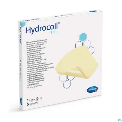 Wundverband Hydrocoll Thin 15x 15cm 5st, A-Nr.: 2219429 - 02
