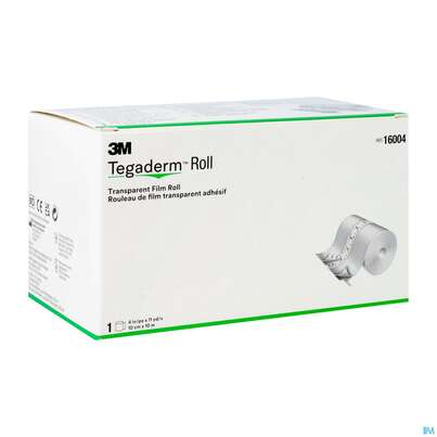 Sie sehen eine Packung Wundverband Tegaderm Roll Transparent 10x10m 16004 Rolle 1st, Produktbild: 02 Wundverband Tegaderm Roll Transparent 10x10m 16004 Rolle 1st, A-Nr.: 3073459 - 02